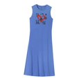 thumbnail image 4 of Vestido largo de verano para mujer, vestido de playa clásico de primavera, vestido de verano para caminar por la calle , m M, 4 of 7