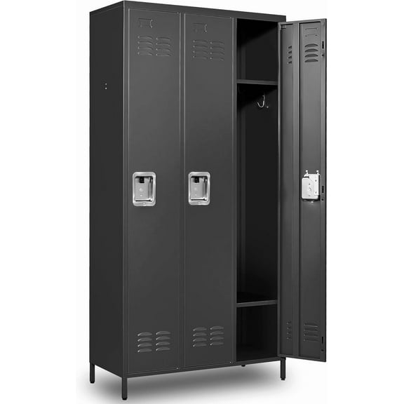 Metal Lockers for Employees,Storage Employee Locker,Storage Lockers with Shelves Steel Cabinet for Home