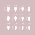 thumbnail image 4 of 24Pcs Halloween Press On Nails Rose Skull Gothic Style, Dark Glossy Fake Nails with Intricate Floral and Skeleton Design, Medium Length Reusable False Nail Tips for Women, 4 of 9