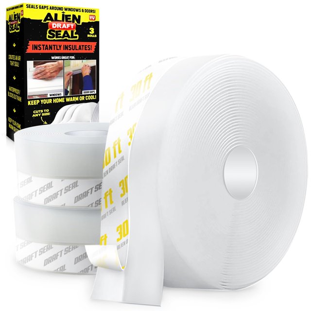 Cinta selladora para puertas ALIEN TAPE de silicona, 19 m