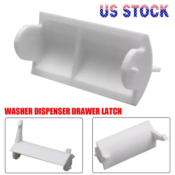 Washer Dispenser Drawer Latch 3D Printed # 137146000 1349671 Ps2350497 Ap4374235