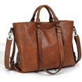 thumbnail image 1 of LHSHID Handbag for Women Soft Vegan Leather Crossbody Purse Retro Work Shoulder Handbag Tote Bag Ladies Top Handle Satchel, 1 of 6