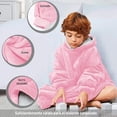 thumbnail image 3 of Sudadera Cobija Bluelander para Niño o Niña, Unisex, Capucha con Borrega y Mangas, Rosa, 3 of 5