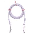thumbnail image 1 of Labymos Tie Out Cable for Dogs with Durable Metal Hooks for Outdoor Yard Camping Rust, 1 of 8