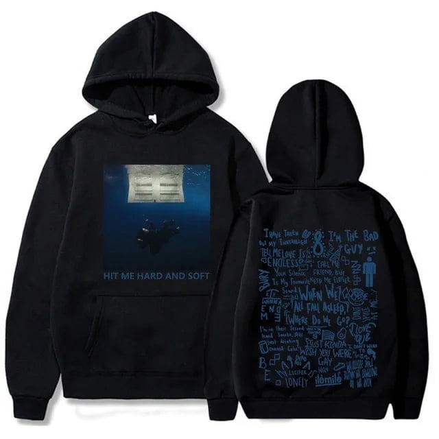 2024 Hit Me Hard and Soft Tour Hoodie Billie Pullover Men Hoodies Sudaderas Male LS