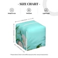 thumbnail image 4 of Balery Tropical Pineapple Porta Pañuelos de Cuero con Estampado – Funda Moderna Cuadrada para Caja de Pañuelos, Dispensador 5x5x5'', 4 of 7