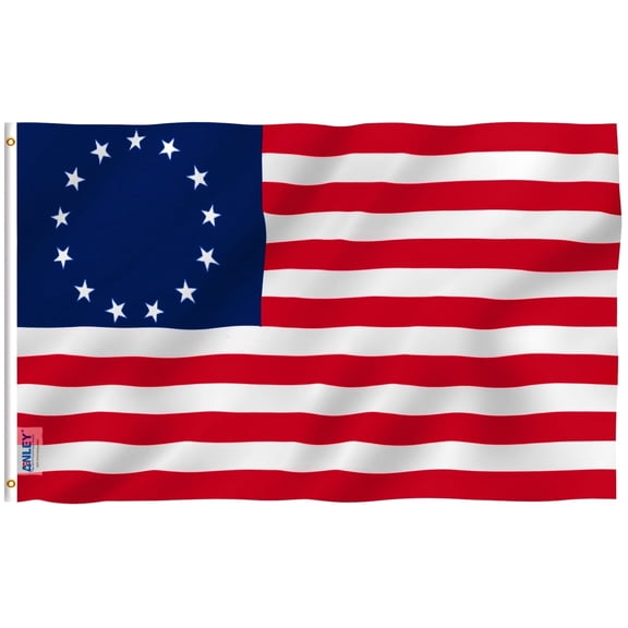 Anley Fly Breeze 3x5 Foot Betsy Ross Flag - United States Flags Polyester