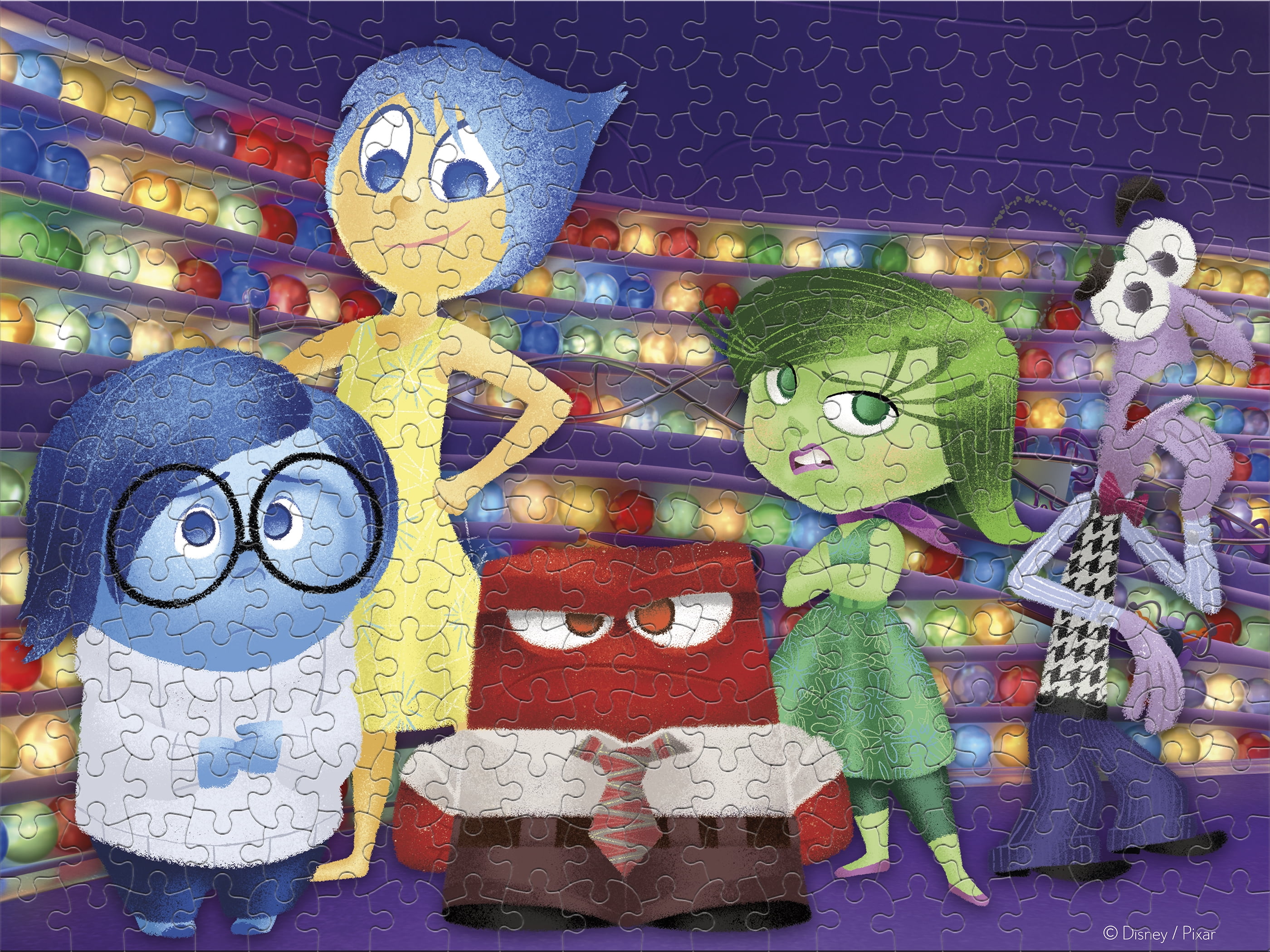 Ceaco 300 Piece Inside Out Characters Interlocking Jigsaw Puzzle