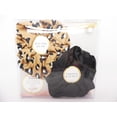 thumbnail image 2 of (3 pack) Scunci Oversized Jumbo Scrunchie Box Winter Glam Flirty - Leopard/Black - 2pk, 2 of 3