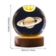 thumbnail image 2 of Base de madera de la lámpara de mesa 3D de la luz de la noche del globo de la galaxia de la luna 3D para la decoración del dormitorio, 2 of 6