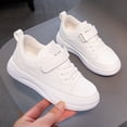 thumbnail image 6 of Gyujnb Boys and Girls Leather Hook and Loop Casual Sports Sneakers (Unisex),5.5-6 Years, 6 of 7