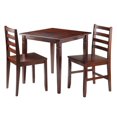 thumbnail image 1 of Winsome Kingsgate 3-Piece Dinning Table with 2 Hamilton Ladder Back Chairs - 94363, 1 of 8