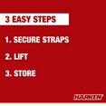 thumbnail image 4 of Harken - Cargo Box Overhead Garage Storage Hoist, Self-Leveling, Safe Anti-Drop System, Easy One-Person Operation, Smart Garage Organization, 4 of 5