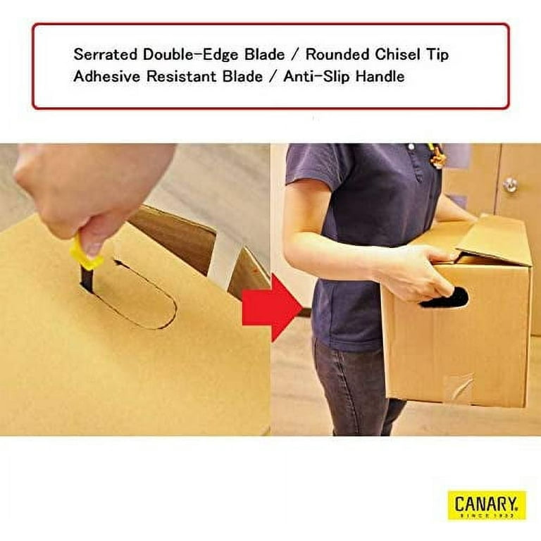 CANARY Cardboard Cutter with Sheath 7.5 Safety Box Cutter/Box