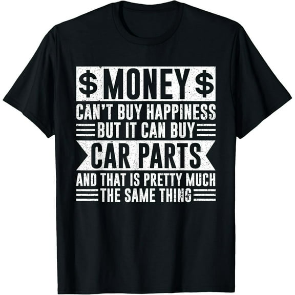 Funny Car Parts Gifts For Men Car Lovers Auto Mechanic Gifts T-Shirt men and women can wear, black, white, gifts