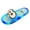Blue, variant on Women's Light Up Slippers Cute Cartoon Eyes Sensor LED Glow Sandals Flat Non-Slip Slip-On Shoes Blue