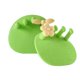 thumbnail image 2 of Separadores de dedos de los pies con soporte para el arco, zapatillas de Fitness, función Plantar para el hogar, fortalecedor de pantorrillas, entrena Verde, 2 of 8