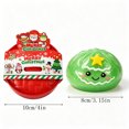 thumbnail image 3 of Christmas Bao Bun Squishy Toy, 3.2 Inch Glitter Squishy Fidget Toys, Mystery Stress Ball Squishies for Christmas with Steamer Container for Kids Adults Christmas Stocking Stuffer, 3 of 6