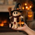 thumbnail image 4 of Halloween Lighted Monster Lantern Resin Craft Decoration, Spooky Tabletop Lamp for Home, Mantel, Halloween Party Indoor Decor, 4 of 7