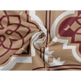 thumbnail image 6 of oneOone Rayon Light Brown Fabric Floral & Tiles Moroccan Sewing Craft Projects Fabric Prints By Yard 56 Inch Wide, 6 of 6