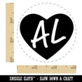 thumbnail image 2 of AL Alabama State in Heart Self-Inking Rubber Stamp Ink Stamper - Orange Ink - Small 3/4 Inch, 2 of 7