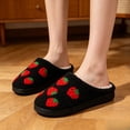 thumbnail image 6 of BERANMEY Women's Fruits Print Slippers Cute Slippers for Women Strawberry Pineapple Peach Plush House Slippers Non-Slip Soft Warm Indoor Shoes for Women & Men, 6 of 8