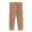Khaki, variant on Girls Pants Baby Toddler Autumn Solid Elastic Waist Sweatpants Warm Pull On Leggings, 12-24 Months, Coffee
