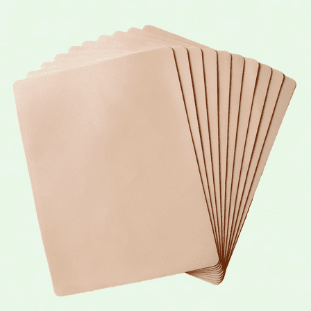 10 Sheets Tattoo Skin Practice, 8x6 Inch Realistic Double-Sided Tattoo Supplies