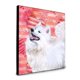 thumbnail image 1 of Panel decoración de Pared Caroline's Treasures Treasures Samoyed Love multicolor, 1 of 1