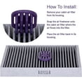 thumbnail image 2 of Pureflow Cabin Filter Air Freshener with Odor Eliminator – Fits on Most Car, Truck, and SUV Cabin Air Filters - Lavender (2 Pack), 2 of 3