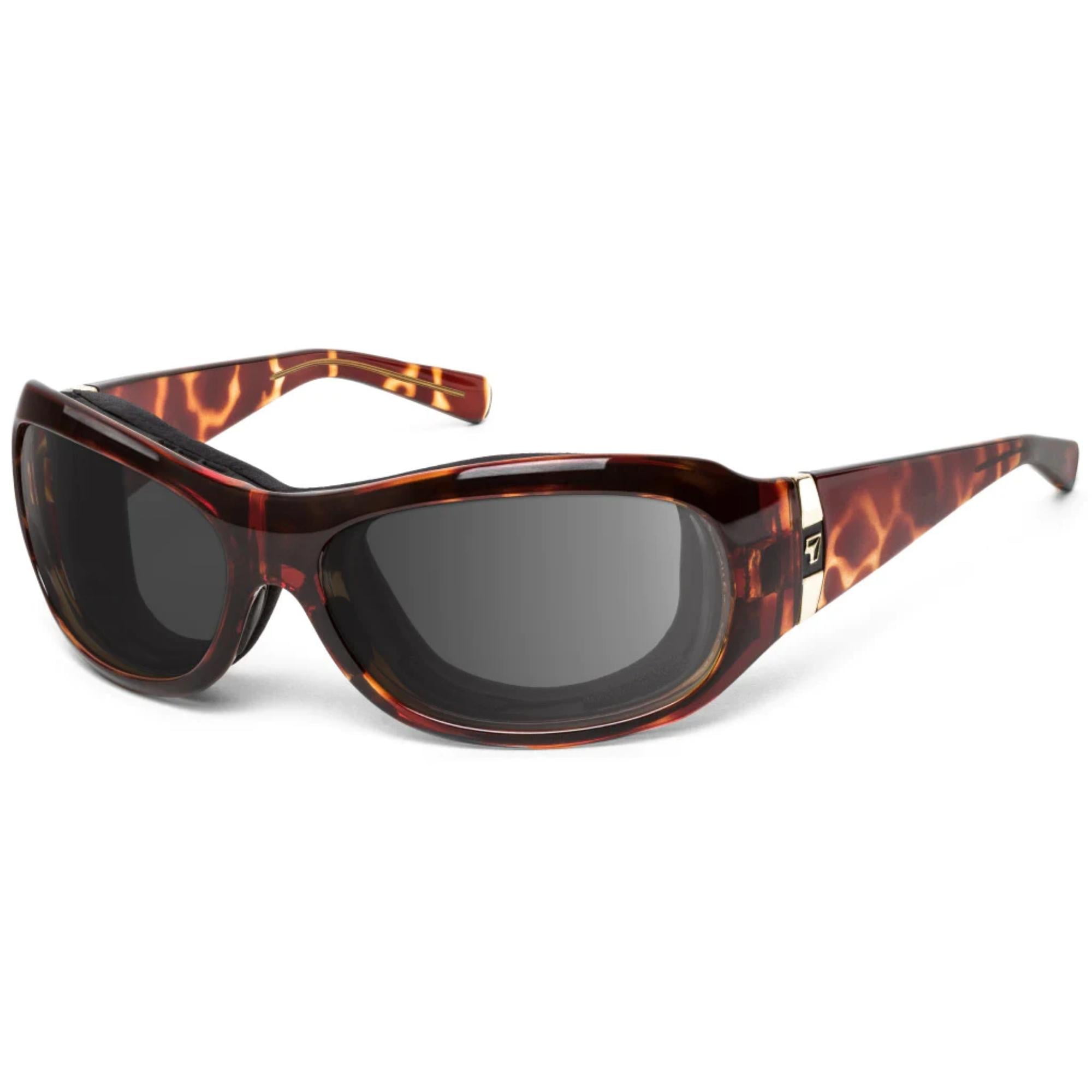 7EYE Sedona F3250 Black Tortoise Frame Z87-2 Grey Lens Sunglasses w/ Case 67mm Co Eyewear Drifter Z87 Safety Glasses with Tortoise Frame main image 2
