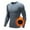 Grey, variant on Men's Autumn and Winter Fashion Leisure Training Tight Fitness Long Sleeve Tops Fishnet Shirt Spandex T Shirts Turtle Neck Top for Men Pack of T Shirts Fitted T Shirts Pack of Mens T Shirts