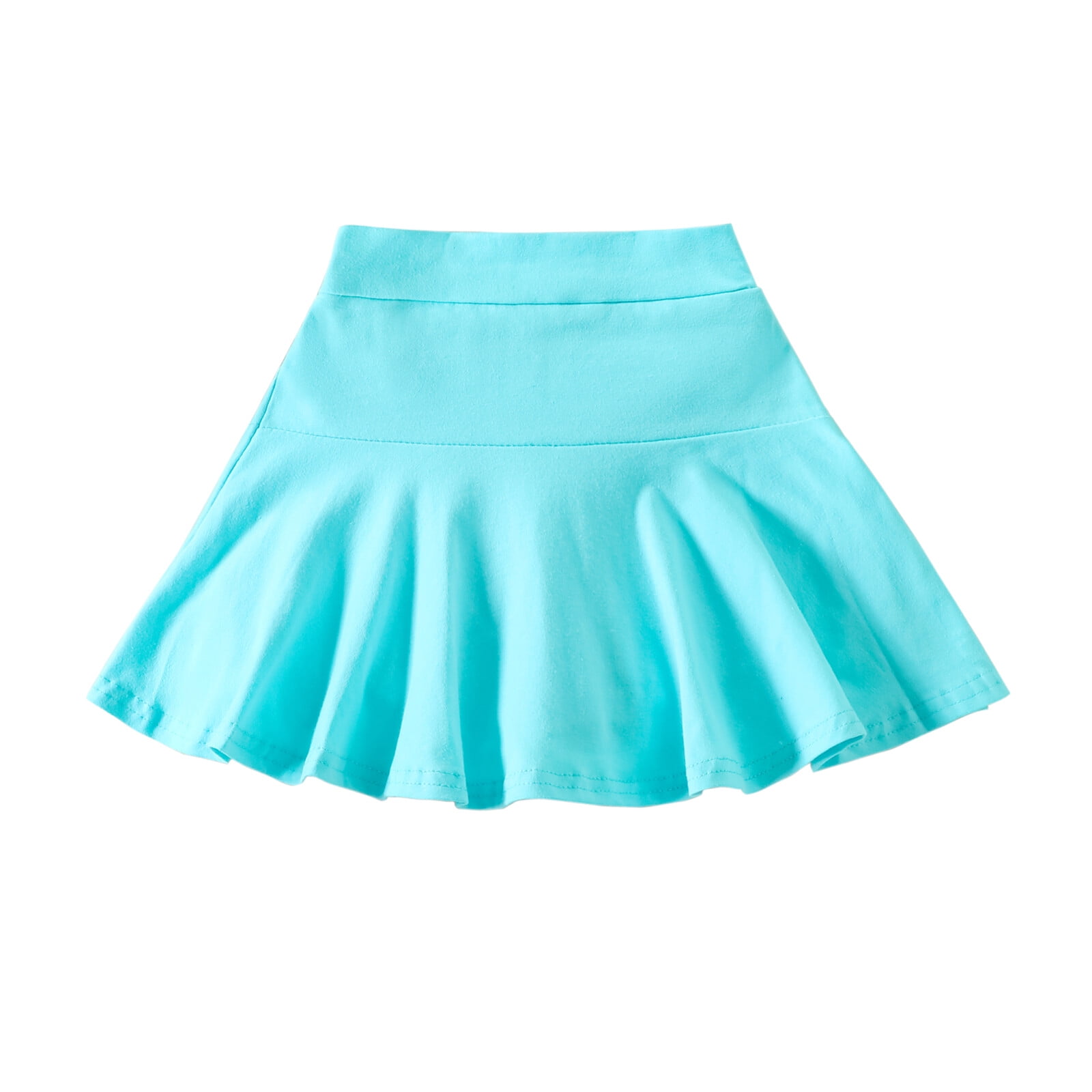 U·nikaka Toddler Baby Girl Skorts Flared Plain Pleated Skater Skirts