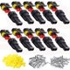 thumbnail image 1 of CHAO 10 kits de conector eléctrico impermeable para automóvil de 2 pines, enchufe impermeable para automóvil, a prueba de polvo, aislado y sellado, 1 of 5