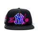thumbnail image 2 of VAGO Style HORNY Gorra Artesanal Negra Visera Plana, 2 of 5