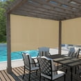 thumbnail image 4 of Coolaroo 10' x 6' Outdoor UV Blocking Cordless Solar Roller Shade Blind, Southern Sunset, 4 of 9