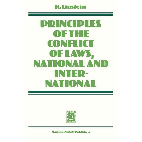Principles of the Conflict of Laws National and International, (Paperback)