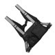 thumbnail image 3 of Bolsa de plataforma delantera Chaleco de nylon Mochila Bolsa de hombro deportiva al aire libre ajustable para senderismo Camping, Negro seitruly  OD000710-01, 3 of 7