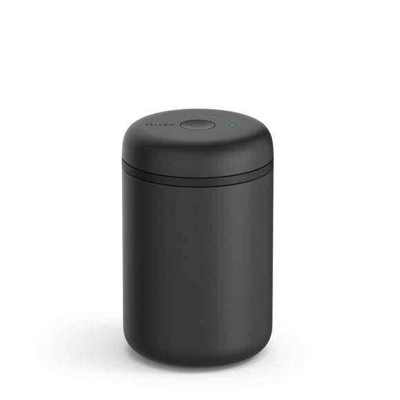 Bidón para aspiradora Fellow Atmos Airtight Coffee de 1,2 L, color negro
