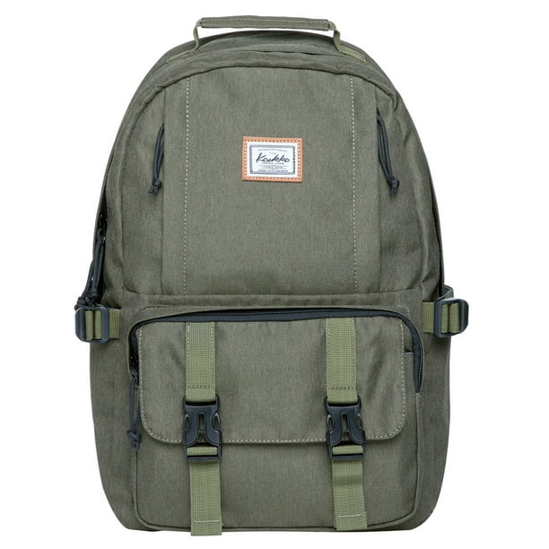 KAUKKO Mochila elegante para computadora portátil Mochila multipropósito, 18.49L (21 Verde) KAUKKO KS21-Green