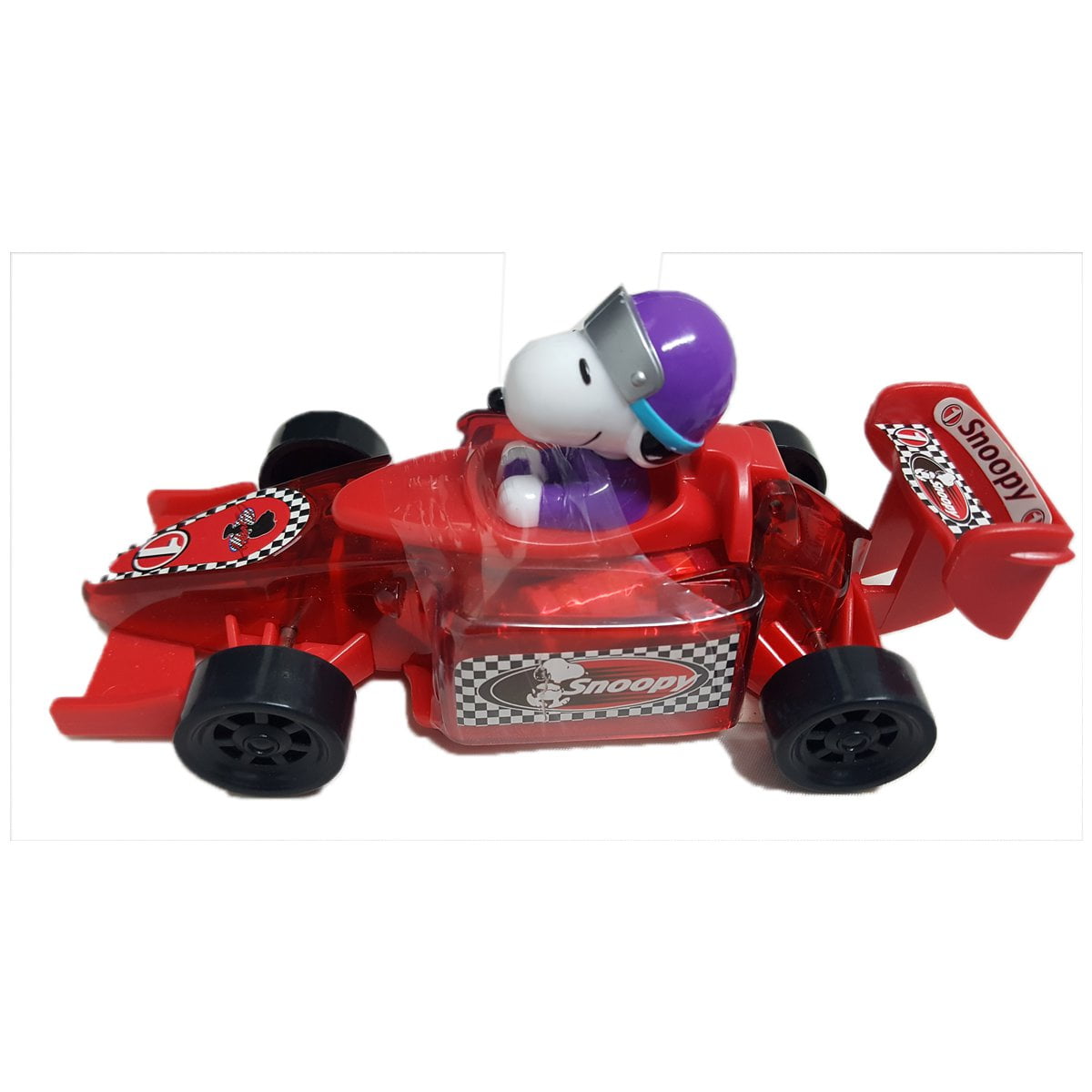 Peanuts Race Car Driver Snoopy 1 Toy Race Car Red, CandyFilled