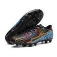thumbnail image 2 of Zapatos de fútbol para hombres y adultos, calzado de entrenamiento deportivo al aire libre, impermeable, ultraligero, color azul, FG/TF, 2 of 5
