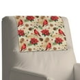 thumbnail image 7 of TSOVTHRID Cardinal Poinsettia Pinecone Print Headrest Covers for Recliners Non Slip Sofa Headrest Protector Couch Head Rest Covers for Home Office Christmas Decoration 17x27 in, 2 Pieces, 7 of 7