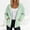 Army Green plus size hooded jacket a1, variant on Women Plus Size Hooded Jacket Zip Up Casual Loose Outerwear Beach Cover Up Spring Fashion Clothes, Black 3XL