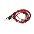 thumbnail image 2 of Accesorios RC 6 Juego de luces LED 2 Blanco 2 Rojo 2 Azul de 1/10 1/8 HSP Redcat RC4WD Tamiya axial SCX10 D90 HPI RC Car Eccomum  Accesorios RC, 2 of 7