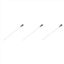 3X New Black ABS Handle Musical Music Conductor Gift White 15Inch,3 x Music Conductor Baton,Black&White