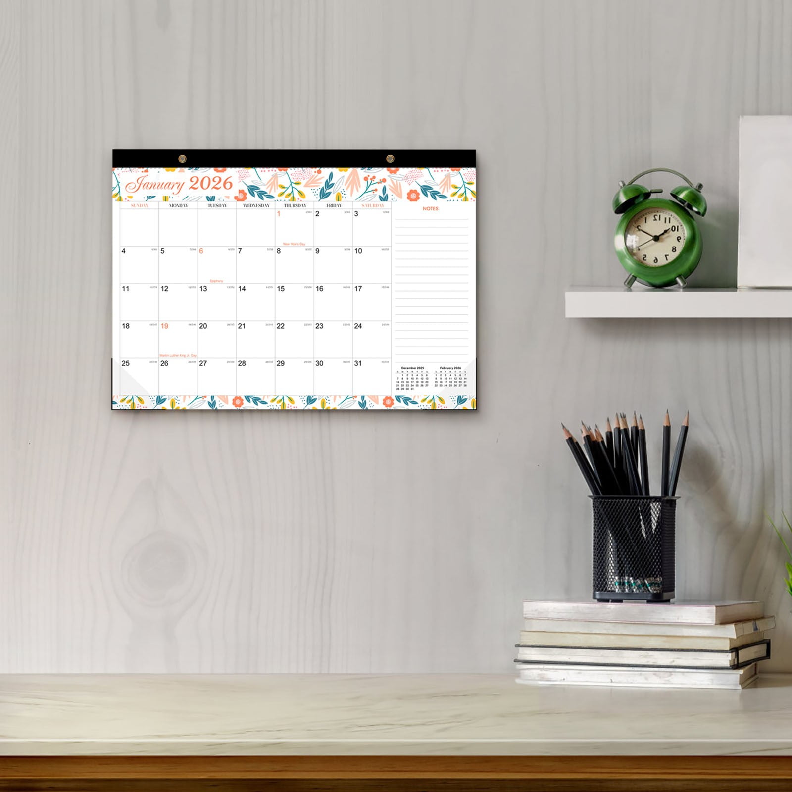 Desk Calendar 2026 Wall Calendar 2026 Covers January 2026 June2027