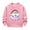 Pink, variant on Girls Boys Christmas Sweatshirt Kids Glow-in-the-Dark Santa Printed Pullover Crew-Neck Long Sleeve Sweatshirt for Christmas Eve & Nightly Walks(2-12Y)