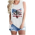 thumbnail image 3 of Today Prime Sales! JURANMO 4th of July Outfits for Women American Flag Graphic Tees Summer Casual Crewneck Sleeveless Tank Tops Beach Vacation Clothes Multicolor M, 3 of 5