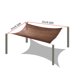 thumbnail image 3 of Toldo rectangular para patio, jardín o piscina – Toldo exterior de HDPE transpirable que bloquea el sol., 3 of 6